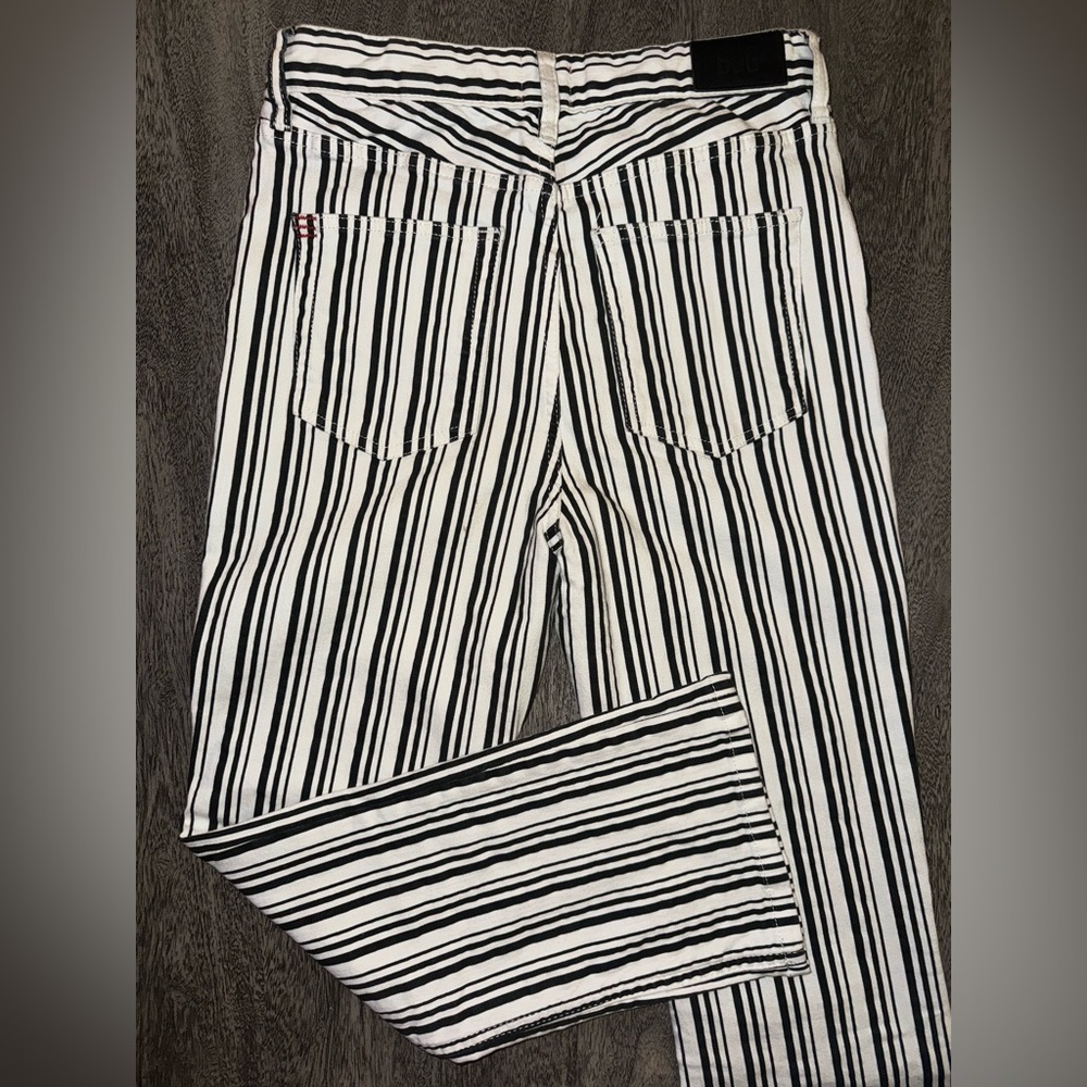 BDG Urban Outfitters Kick Flare High Rise Cropped Pants (Striped, Size 29) - Picture 5 of 9